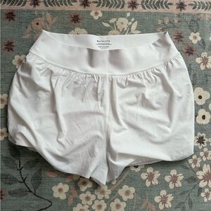 Athleta Women's White Crossover Run Short